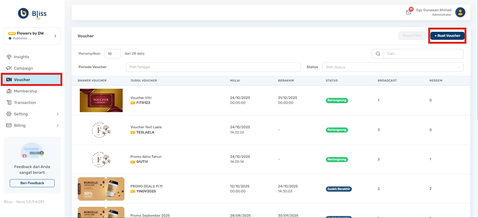 Cara membuat voucher